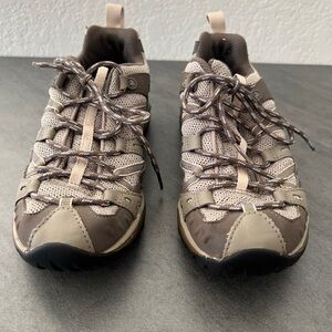 Merrell Sport Olive Vibram Hiking Outdoor Lace Shoes Low Top Sneaker Women’s 7.5
